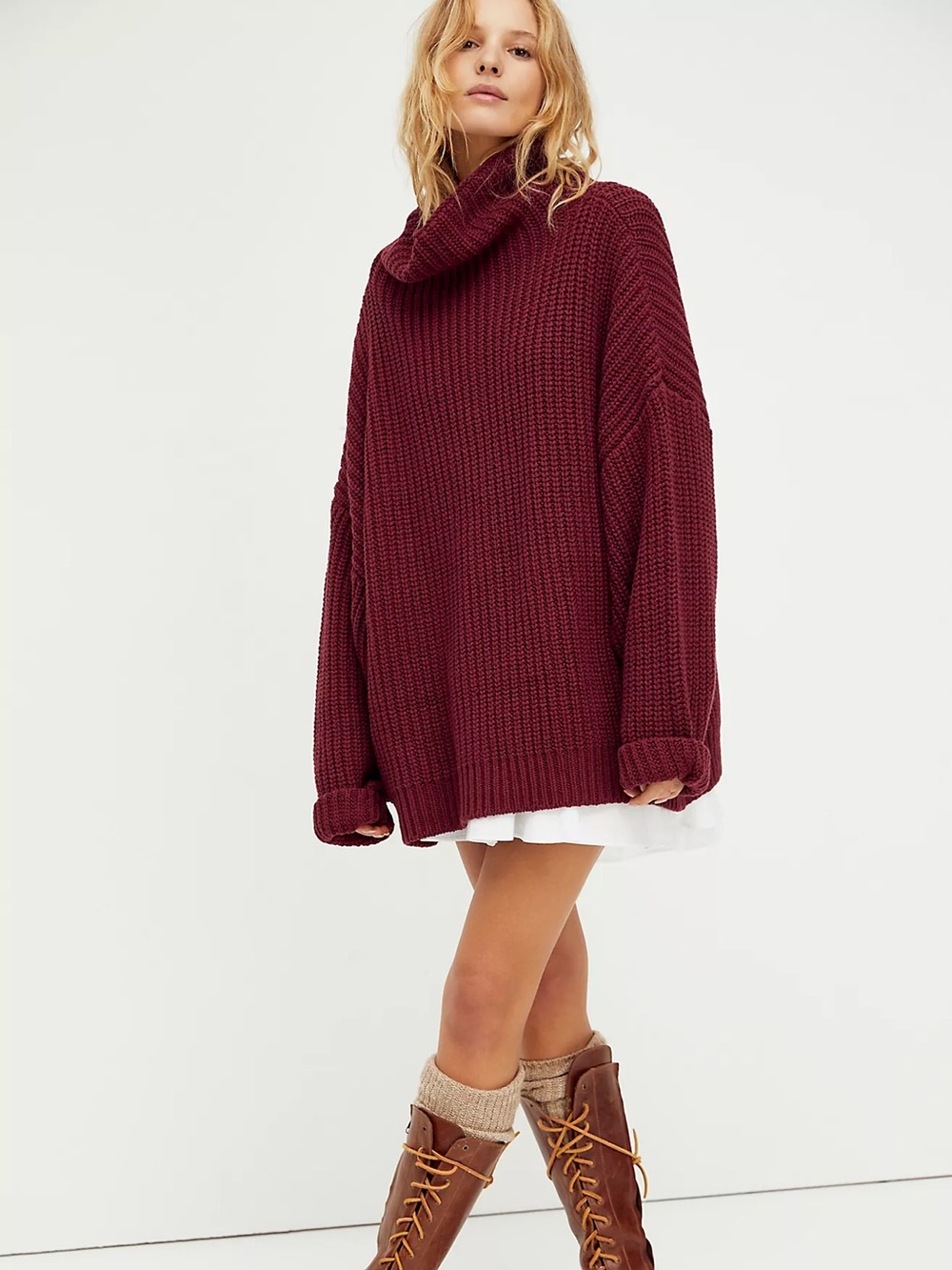 Free People swim too deep Turtleneck Sweater